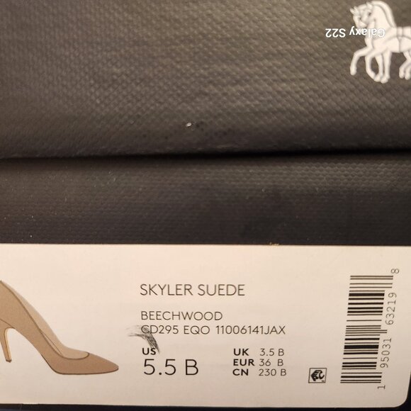 Coach Beechwood " Skyler Suede" Heels. NIB. Size 5.5 - Picture 8 of 11